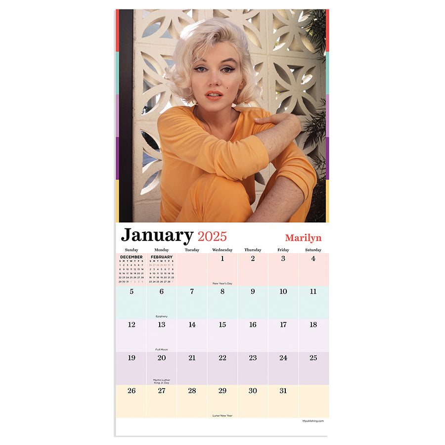 2025 Marilyn Monroe Mini Calendar