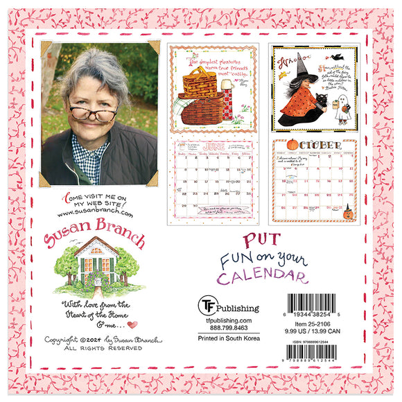 2025 Susan Branch Mini Calendar TF Publishing Calendars + Planners