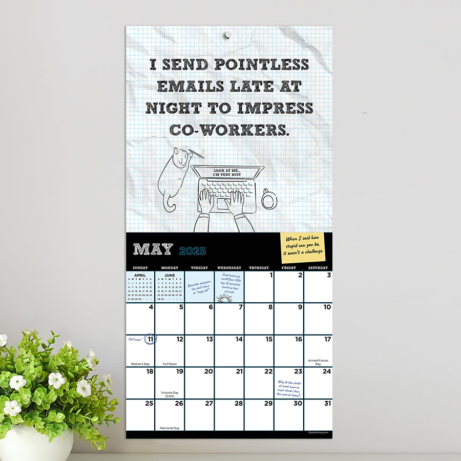 2025 Per My Previous Email Mini Calendar