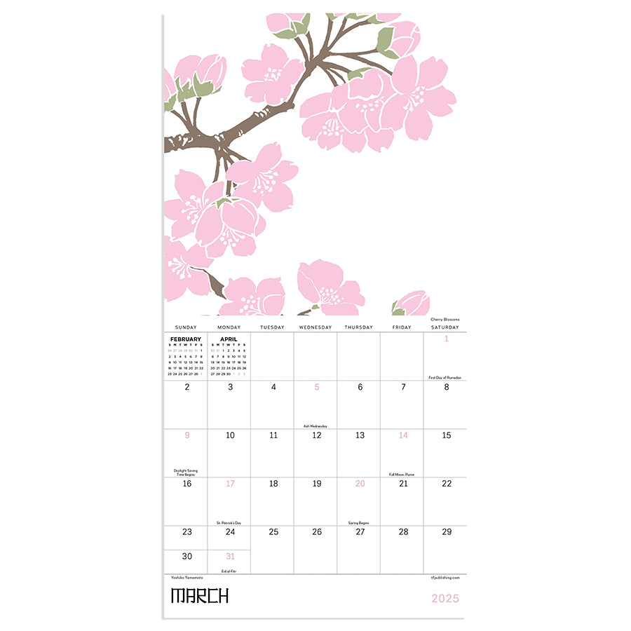 2025 Flower Garden Mini Calendar - 0