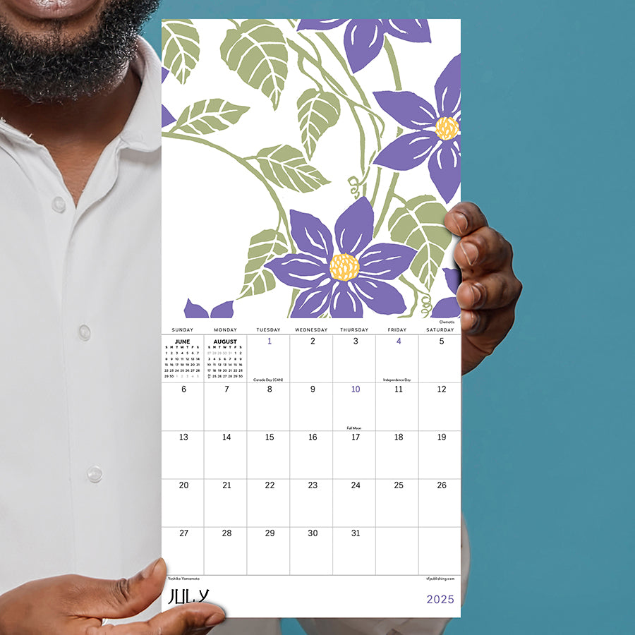 2025 Flower Garden Mini Calendar