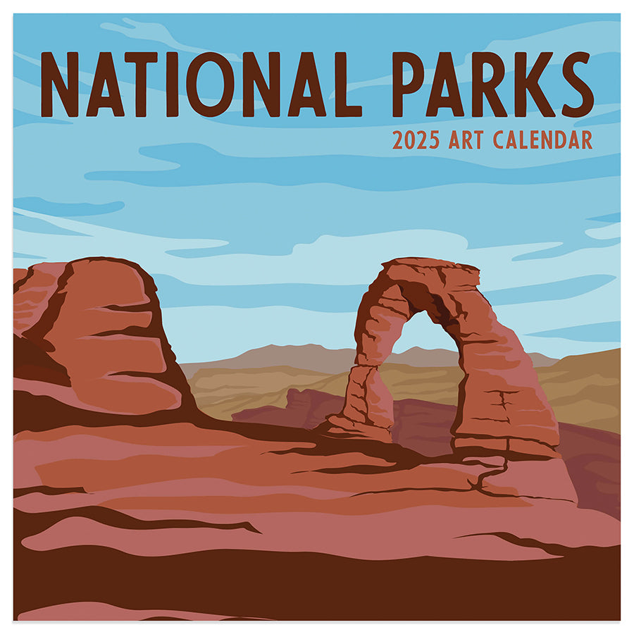 **FINAL SALE** 2025 National Parks-Art Mini Calendar