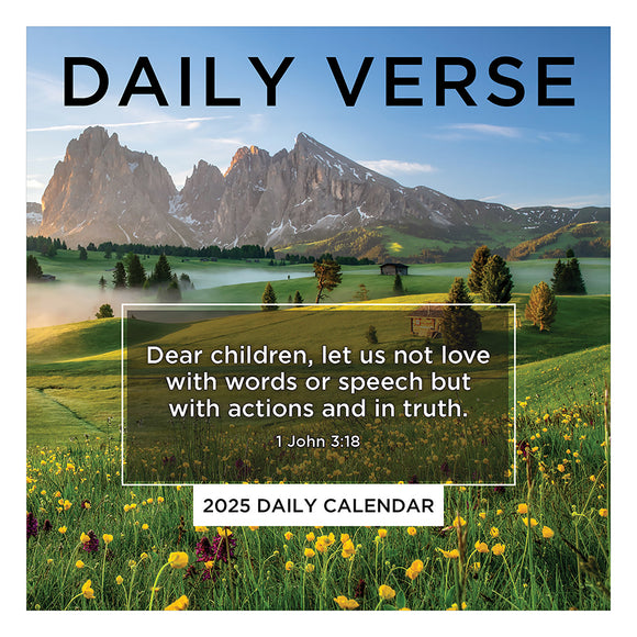 2025 Daily Verse Daily Desktop Calendar TF Publishing Calendars