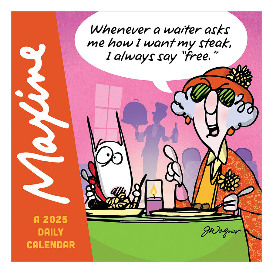 2025 Maxine Daily Desktop Calendar