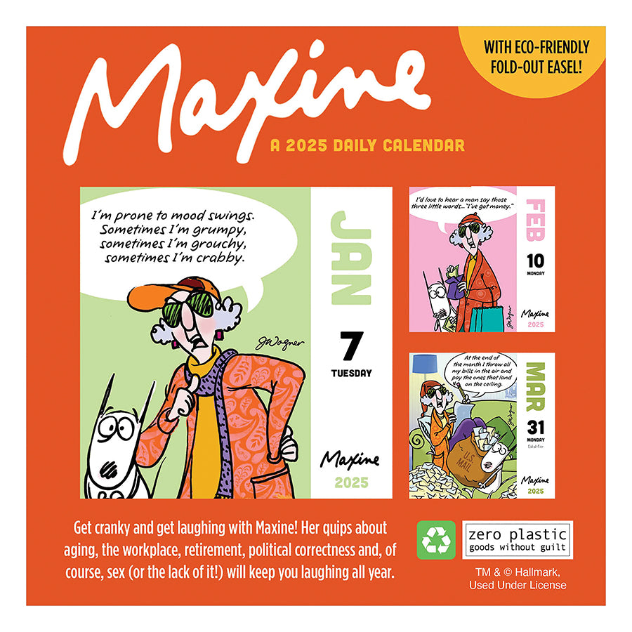 2025 Maxine Daily Desktop Calendar  TF Publishing  Calendars 