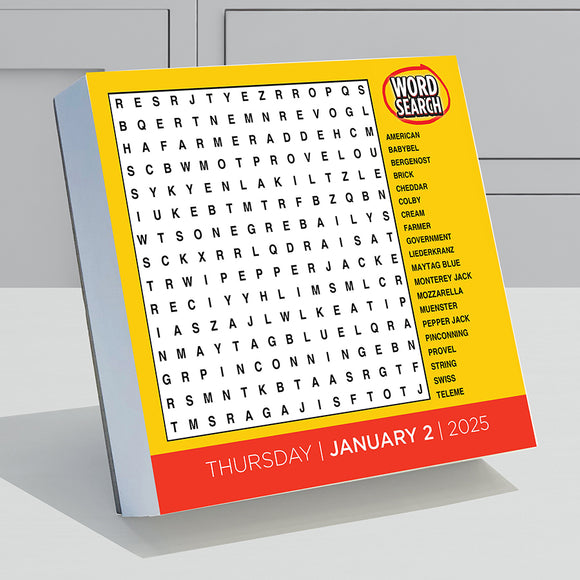 2025 Daily Word Puzzle Daily Desktop Calendar TF Publishing