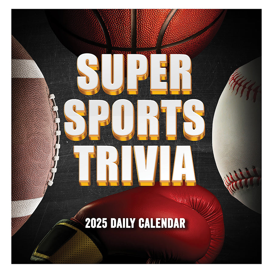 2025 Sports Facts & Trivia Daily Desktop Calendar