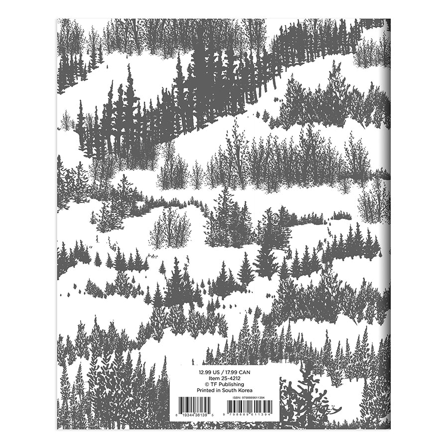 2025 Grey Forest Medium Monthly Planner