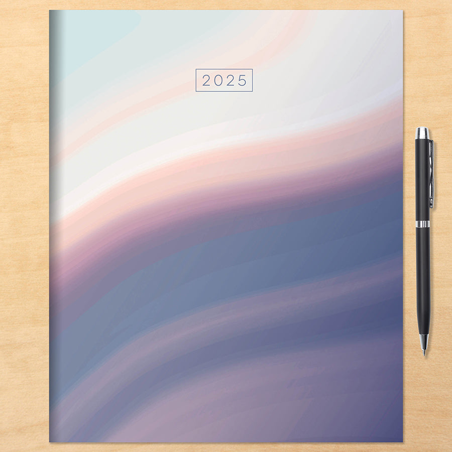 **FINAL SALE** 2025 Hazy and Purple Large Monthly Planner