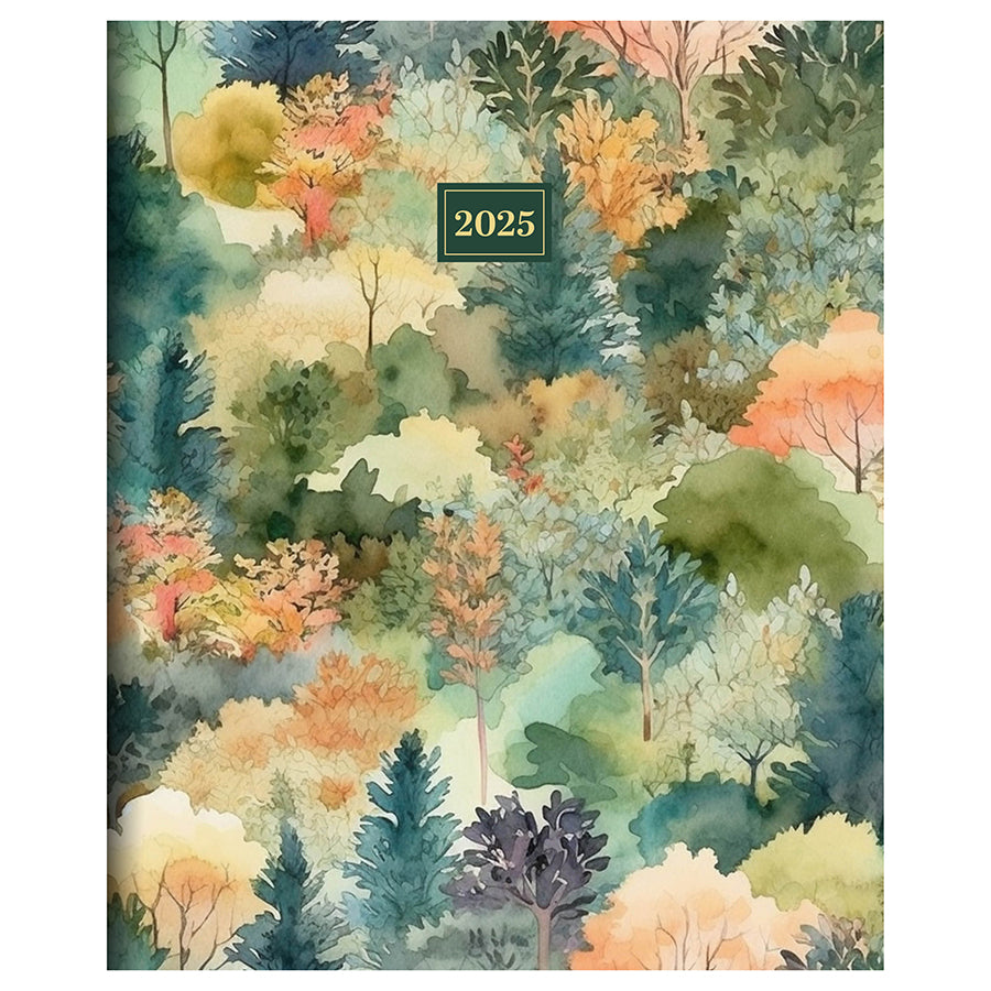 2025 Mural of Trees Large Monthly Planner