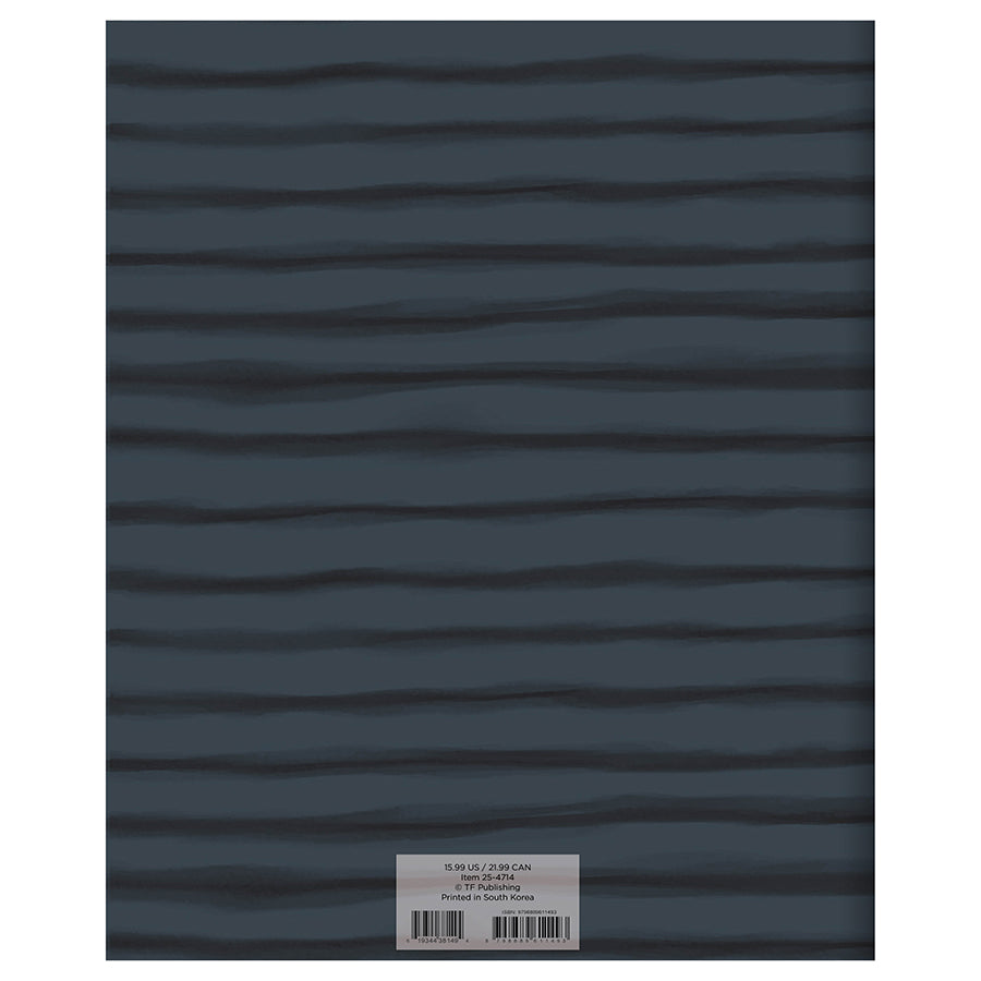 2025 Naval Stripes Large Monthly Planner