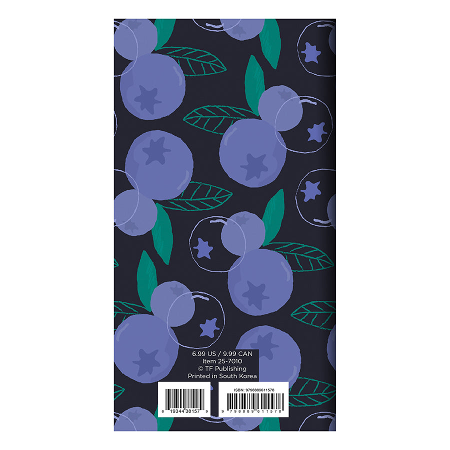 2025-2026 Blueberry Small Monthly Pocket Planner