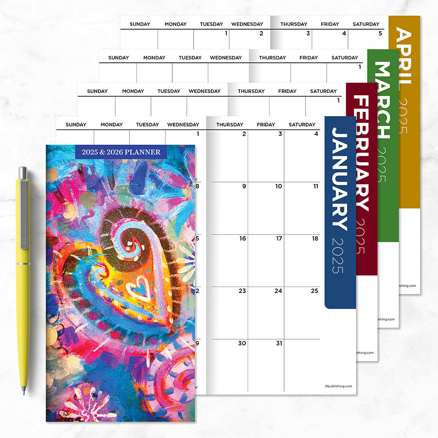 2025-2026 Bohemian Life Small Monthly Pocket Planner - 0