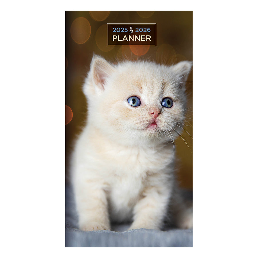 **FINAL SALE** 2025-2026 Kitten Small Monthly Pocket Planner