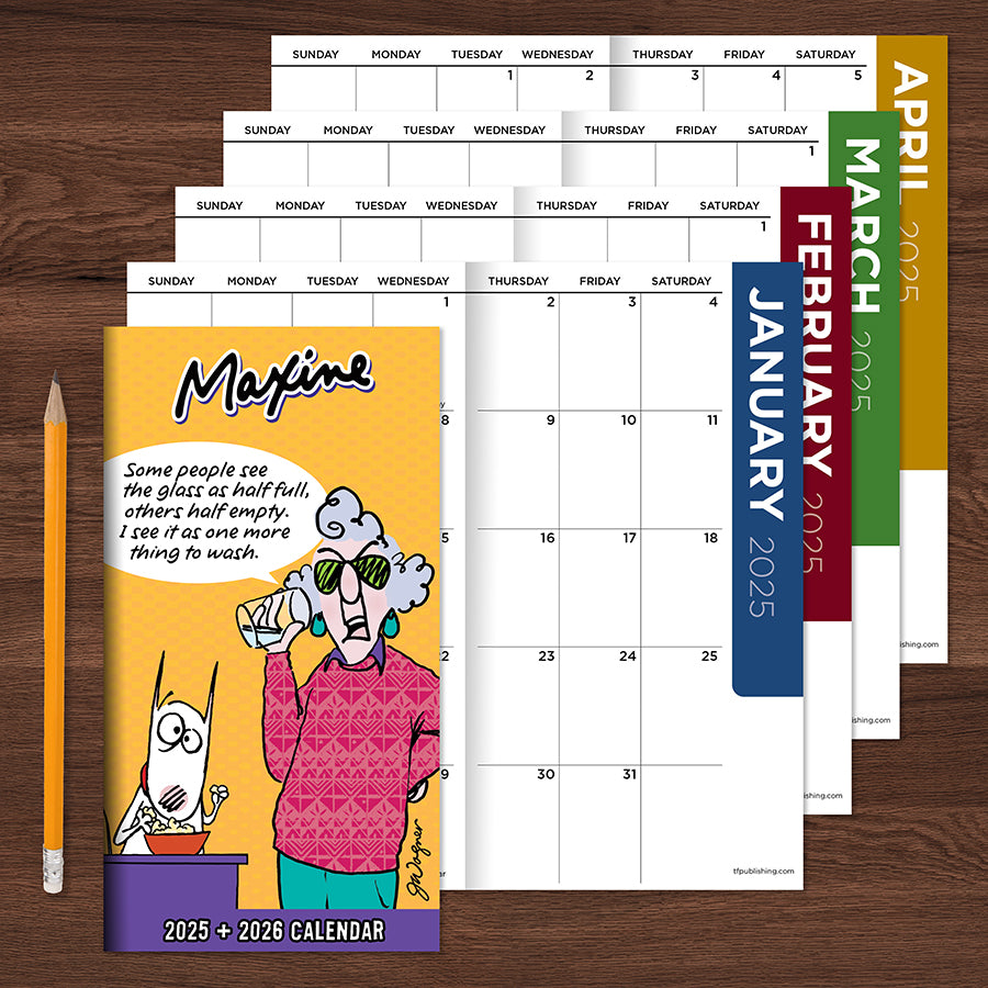 2025-2026 Maxine Small Monthly Pocket Planner - 0
