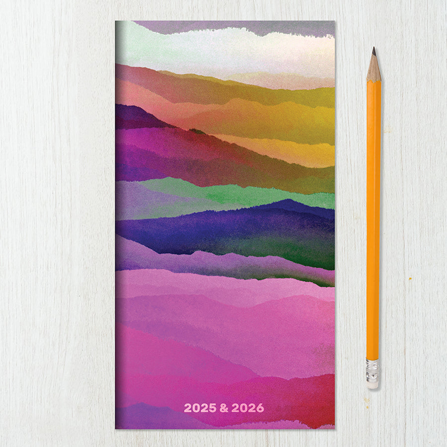 2025-2026 Purple Mountain Majesty Small Monthly Pocket Planner