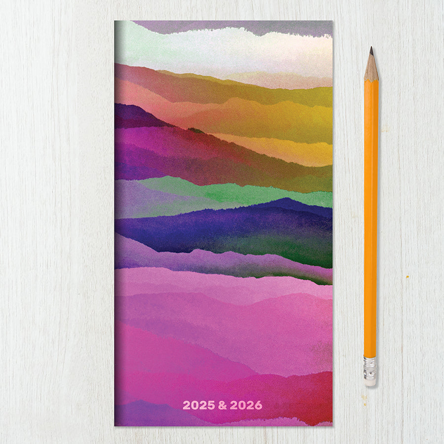 **FINAL SALE** 2025-2026 Purple Mountain Majesty Small Monthly Pocket Planner