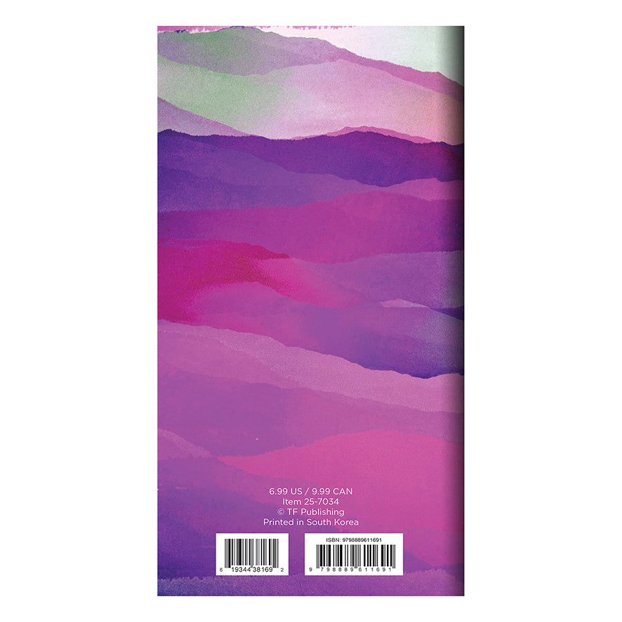 2025-2026 Purple Mountain Majesty Small Monthly Pocket Planner