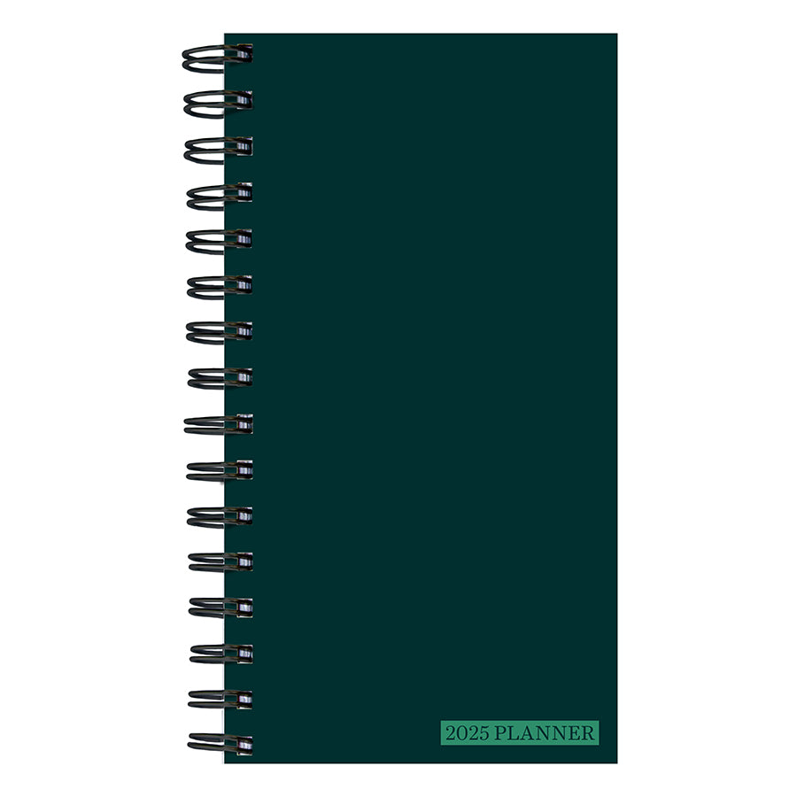 **FINAL SALE**  Deep Jade Small Weekly Monthly Planner