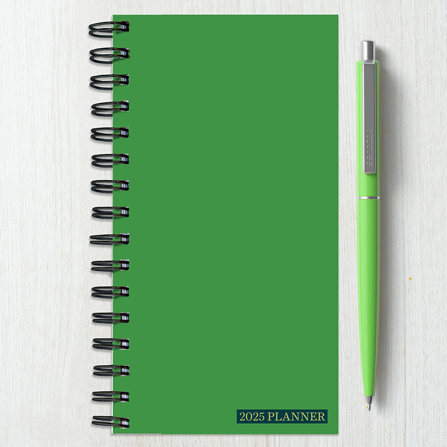 **FINAL SALE**  Green Grass Small Weekly Monthly Planner