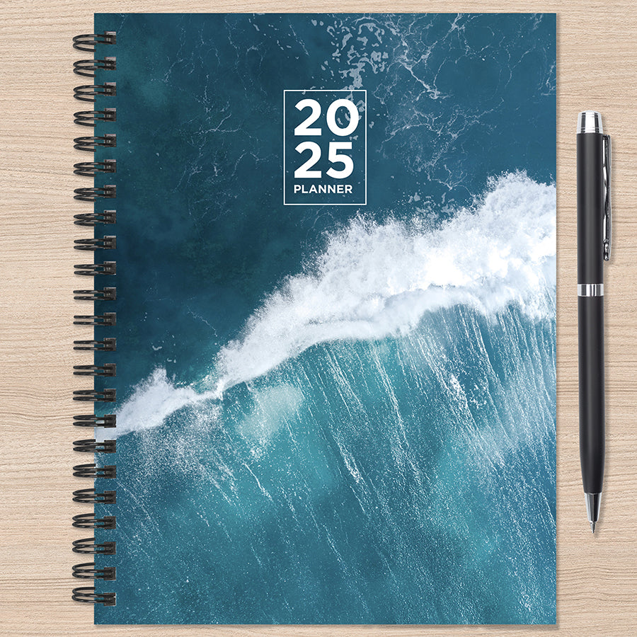 2025 Big Wave Medium Weekly Monthly Planner