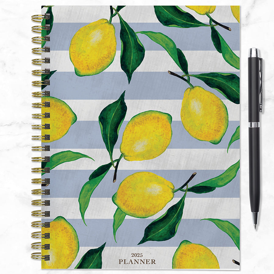 **FINAL SALE**  Lemons of Capri Medium Weekly Monthly Planner