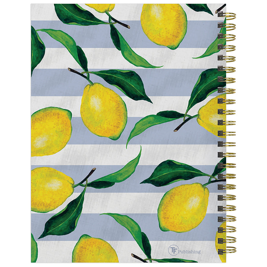 **FINAL SALE**  Lemons of Capri Medium Weekly Monthly Planner