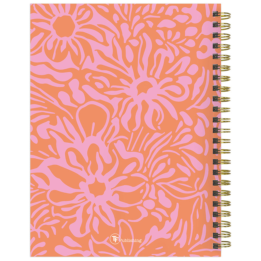 **FINAL SALE** 2025 Happy Hibiscus Medium Weekly Monthly Planner