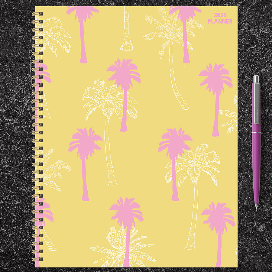 **FINAL SALE**  Palms & Sunshine Large Weekly Monthly Planner