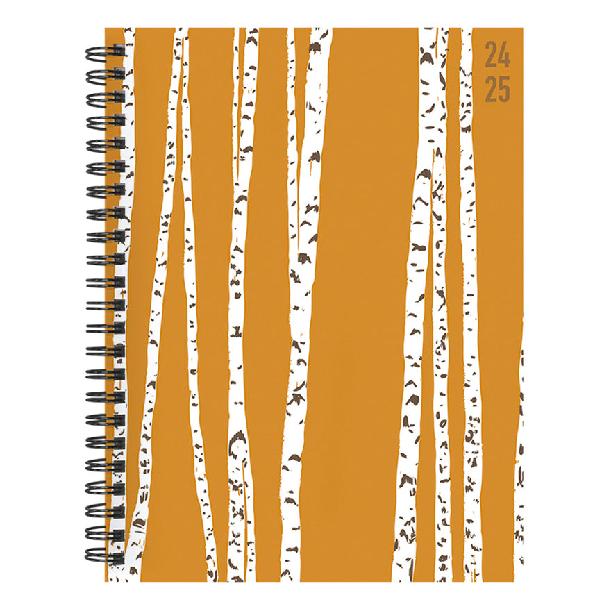 July 2024 June 2025 Aspen Trees Medium Weekly Monthly Planner TF