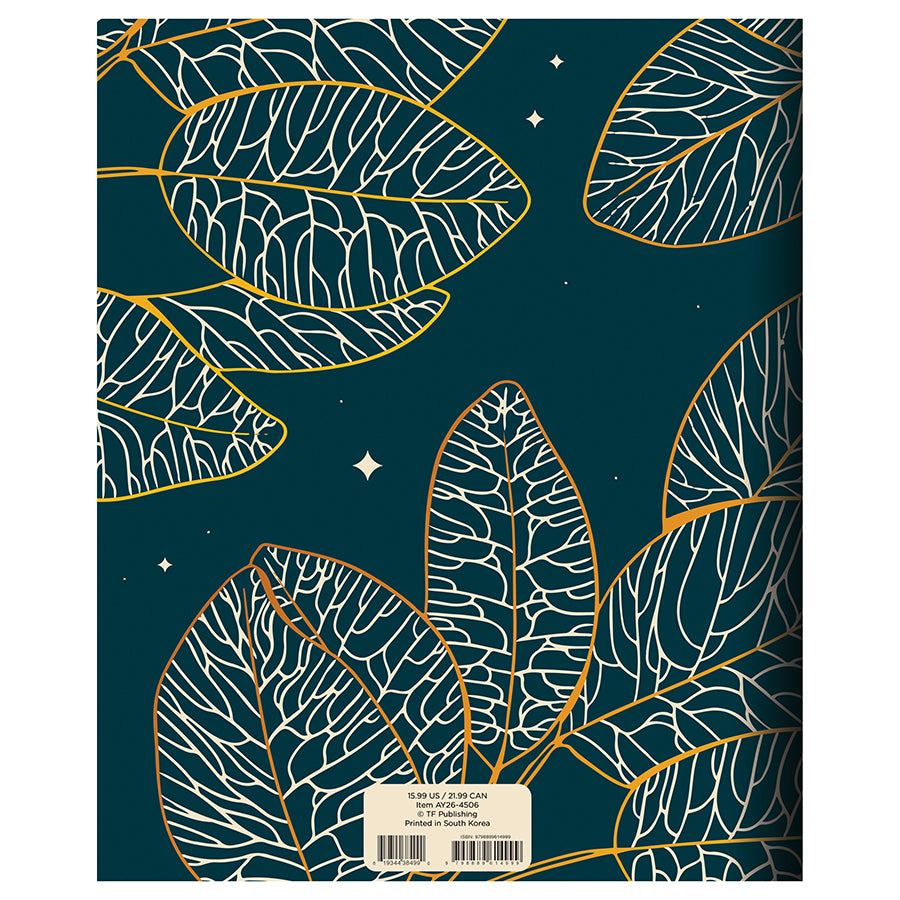 July 2025 - June 2026 Night Foliage Large Monthly Planner