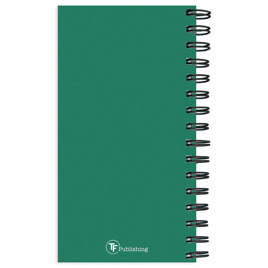 July 2025 - June 2026 Grass Green Small Weekly Monthly Planner