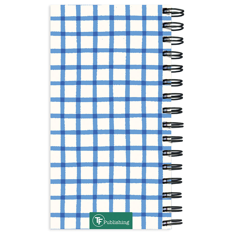 July 2025 - June 2026 Picnic Plaid Small Weekly Monthly Planner