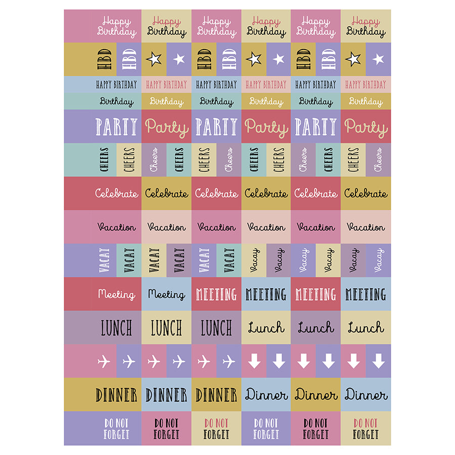 July 2025 - June 2026 Jolly Good Year Medium Weekly Monthly Planner