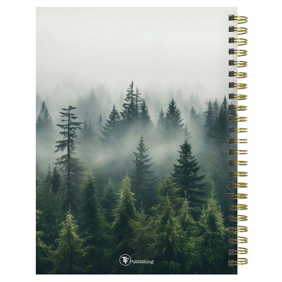 July 2025 - June 2026 Mystic Forest Medium Weekly Monthly Planner