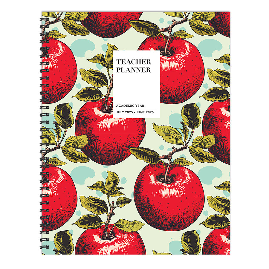 July 2025 - June 2026 Heirloom Apples Teacher and Home School Lesson Planning Book