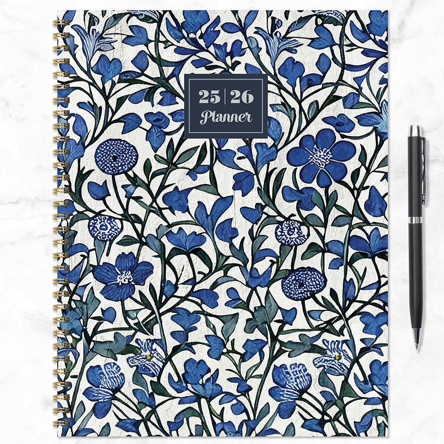 July 2025 - June 2026 Francophile Flower Large Weekly Monthly Planner