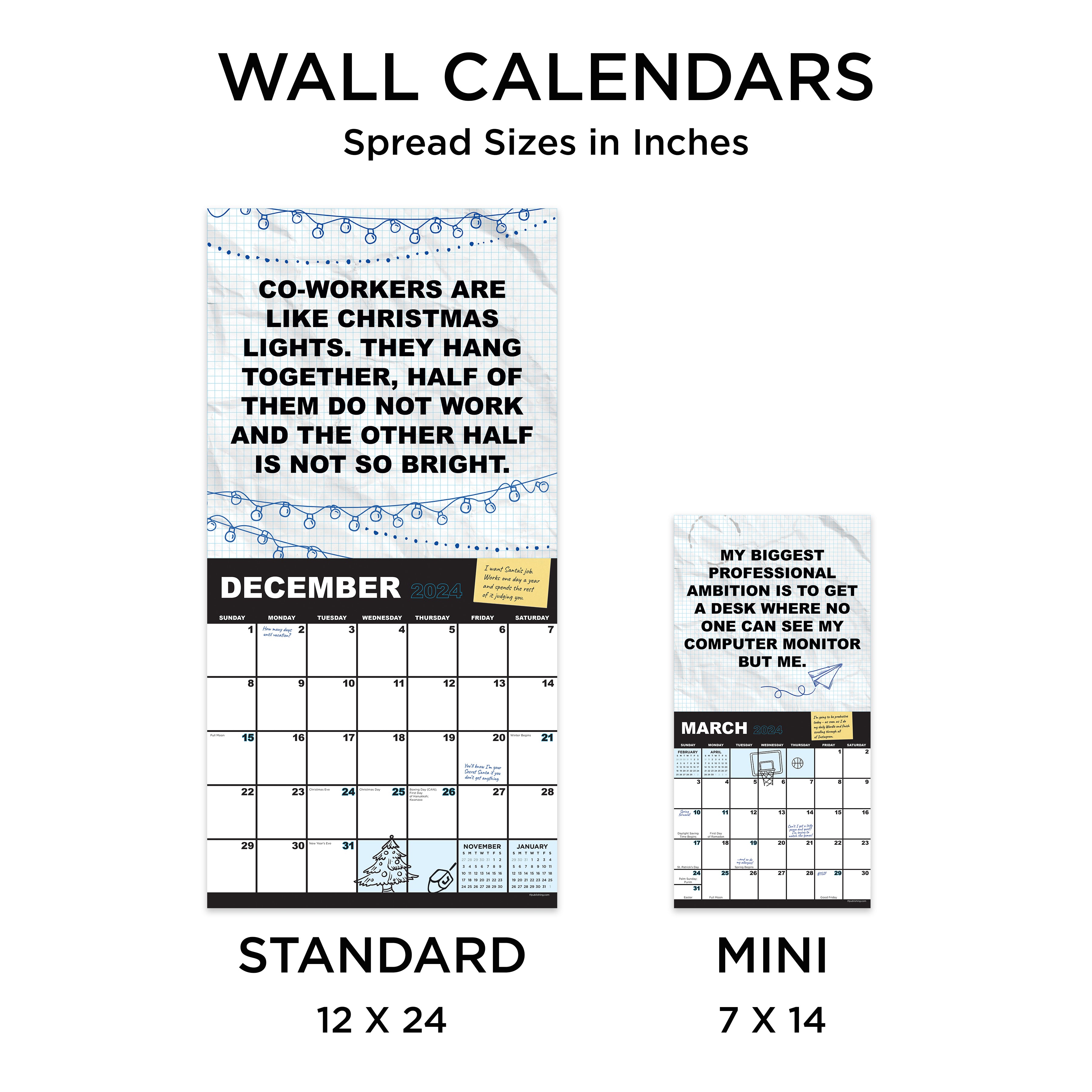 2024 Per My Previous Email Wall Calendar TF Publishing Calendars