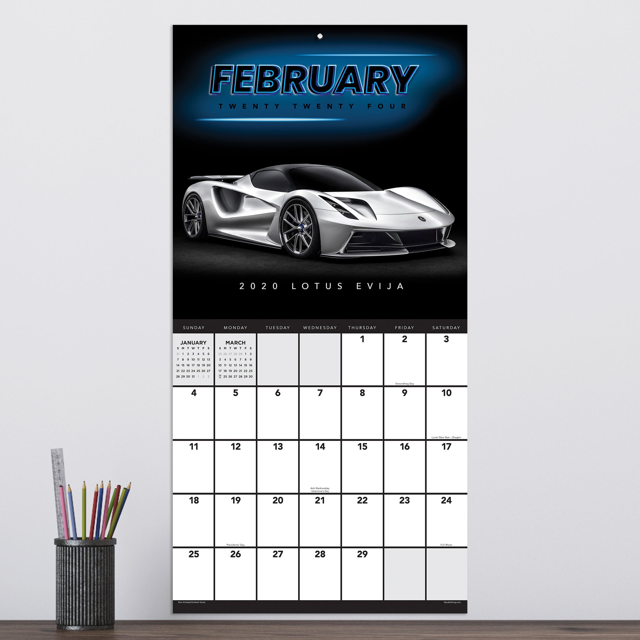 2024 Dream Cars Wall Calendar | TF Publishing | Calendars +