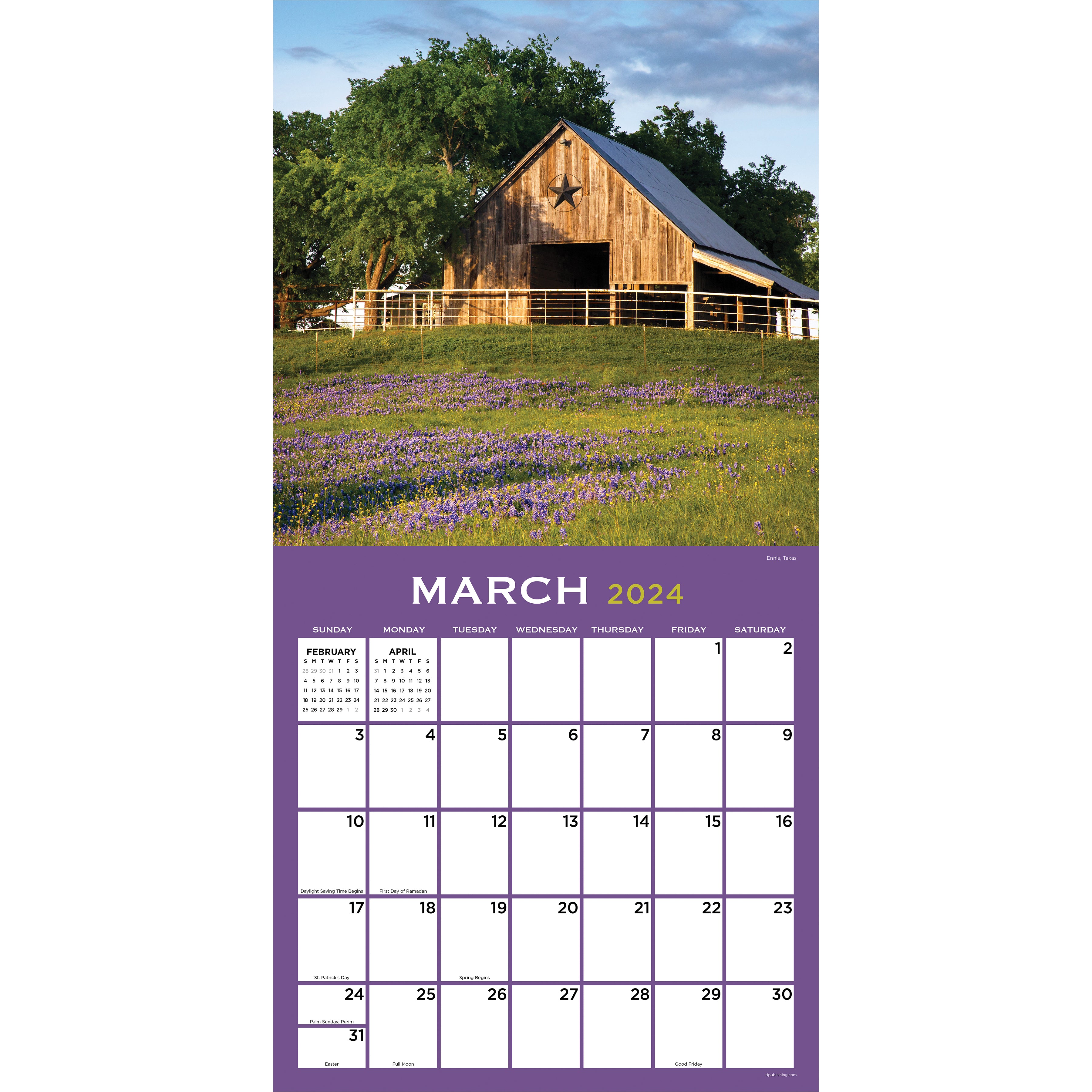 2024 Barns Wall Calendar TF Publishing Calendars + Planners