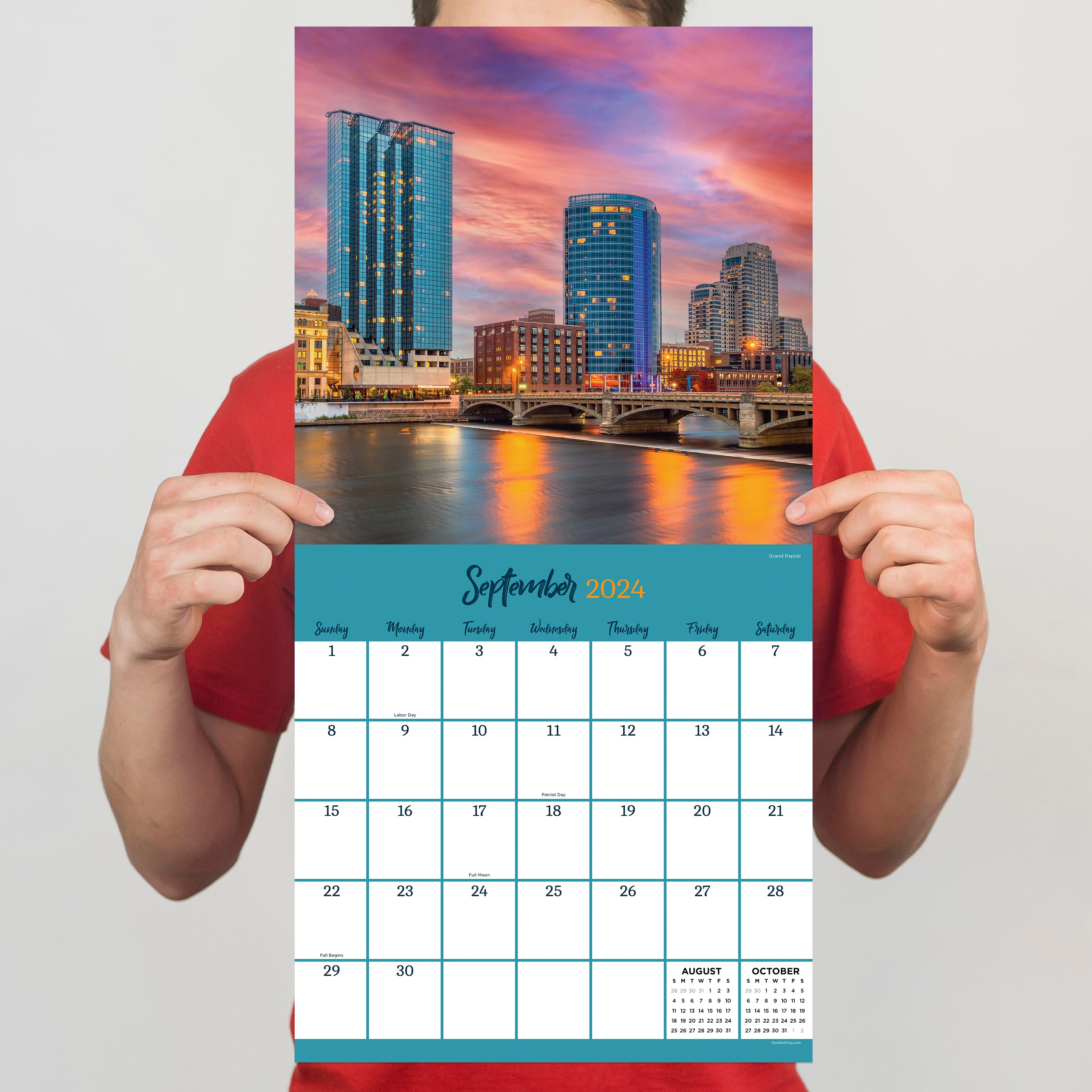 2024 Michigan Wall Calendar TF Publishing Calendars + Planners