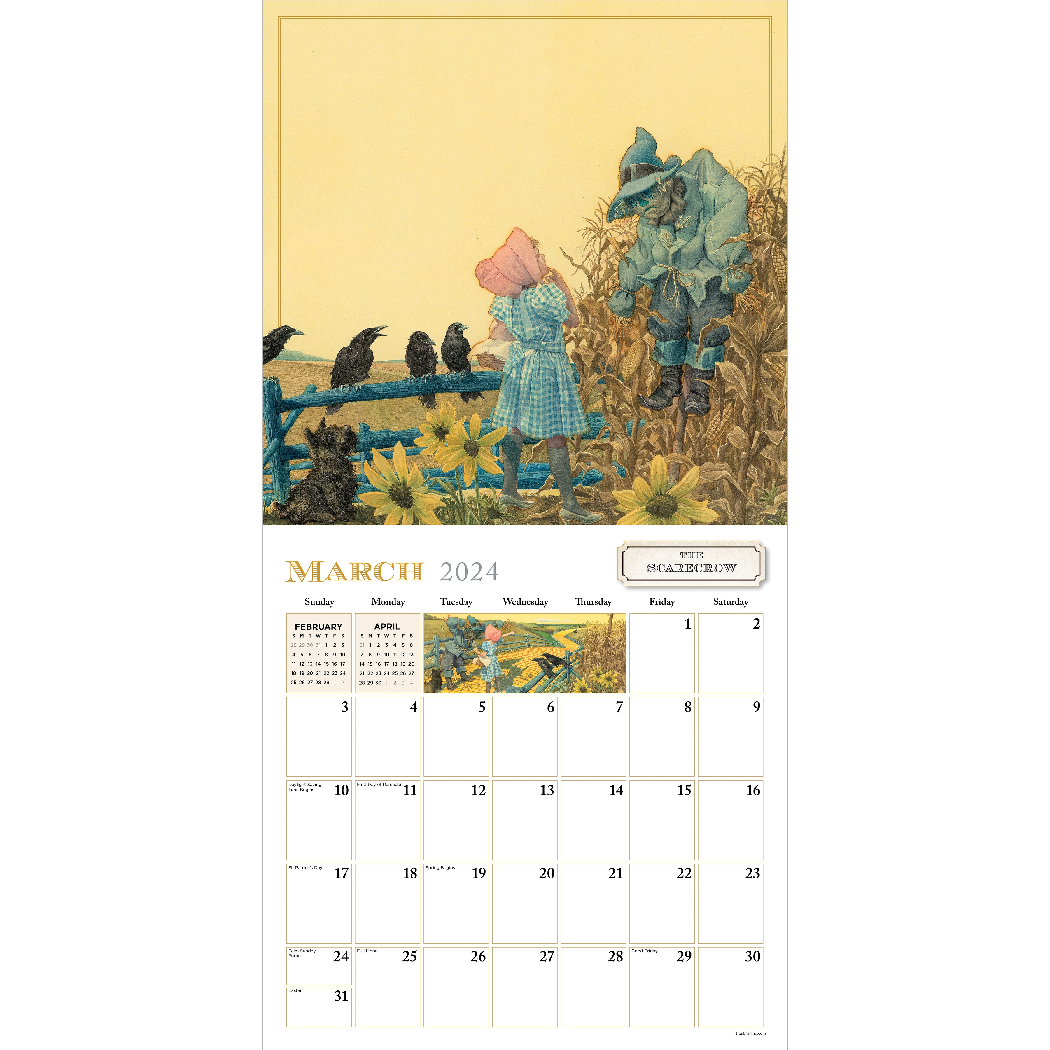 2024 Wizard of Oz Wall Calendar TF Publishing Calendars + Planners