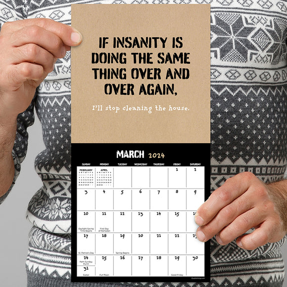 2024 AntiAffirmations & Sarcasm Mini Calendar TF Publishing