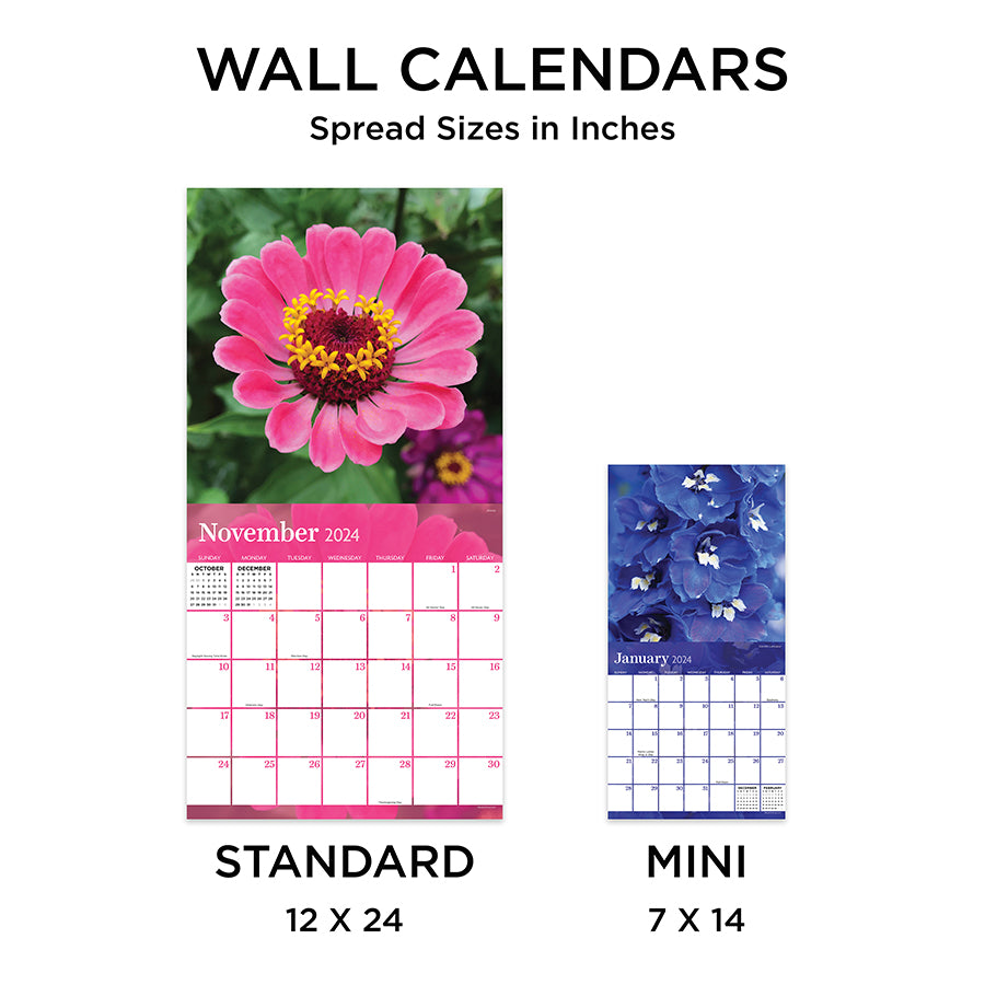 Tulips Monthly Calendar Sticker Kit (7x9 & a5 sizes)