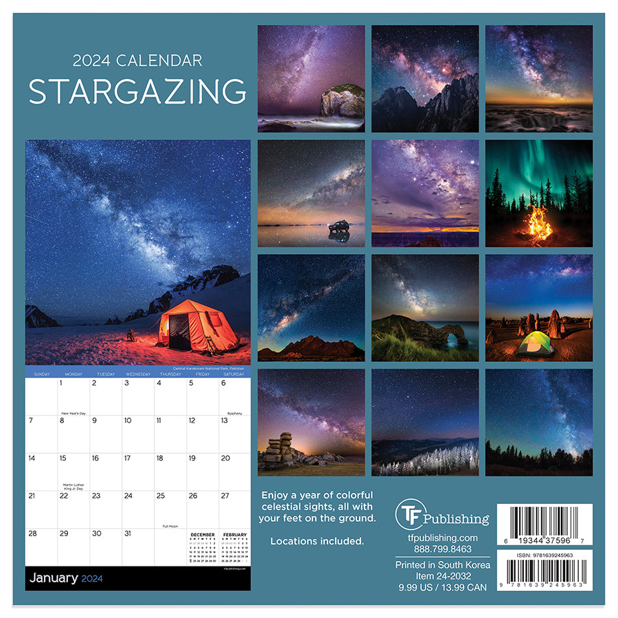 2024 Stargazing Mini Calendar TF Publishing Calendars + Planners
