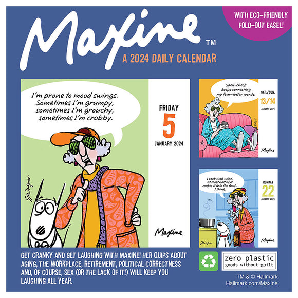 2024 Maxine Daily Desktop Calendar TF Publishing Calendars