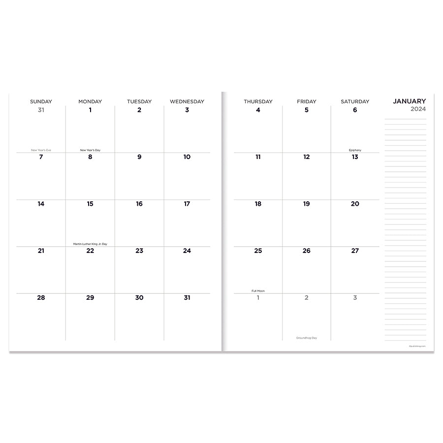 PRINTABLE 2024 dated monthly planner (304)