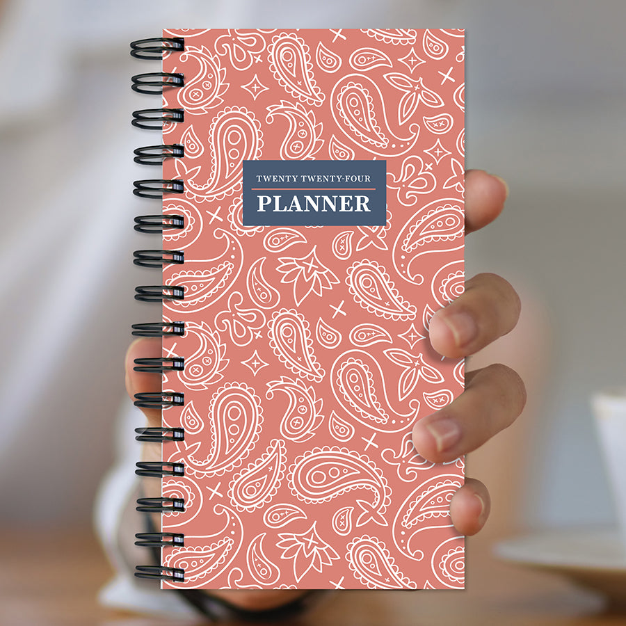 2024 Planner Paisley Small Weekly Monthly Planner TF Publishing