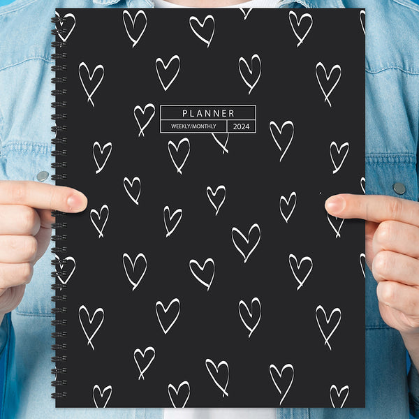 2024 Lovely - Large Weekly, Monthly Diary/Planner