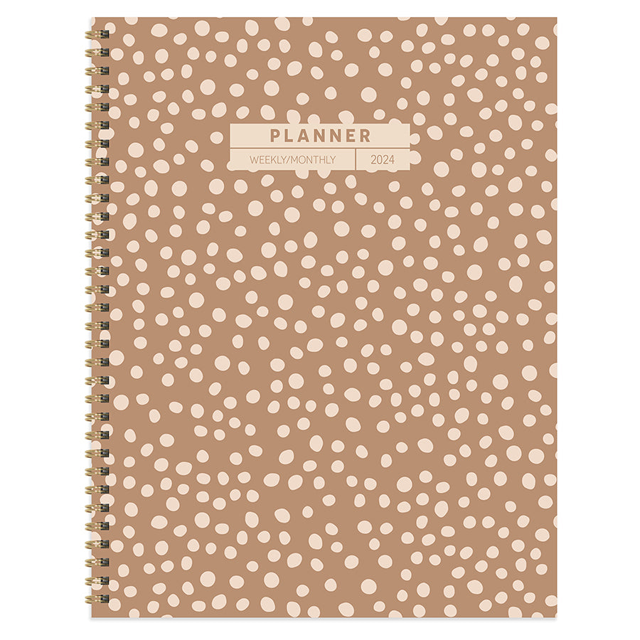 2024 Blank White Pages Scrapbook Wall Calendar - 12 x 9, by